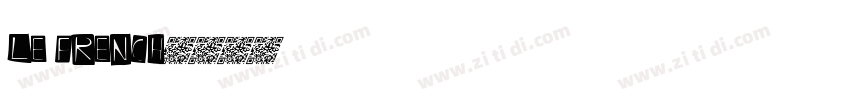 LE FRENCH字体转换